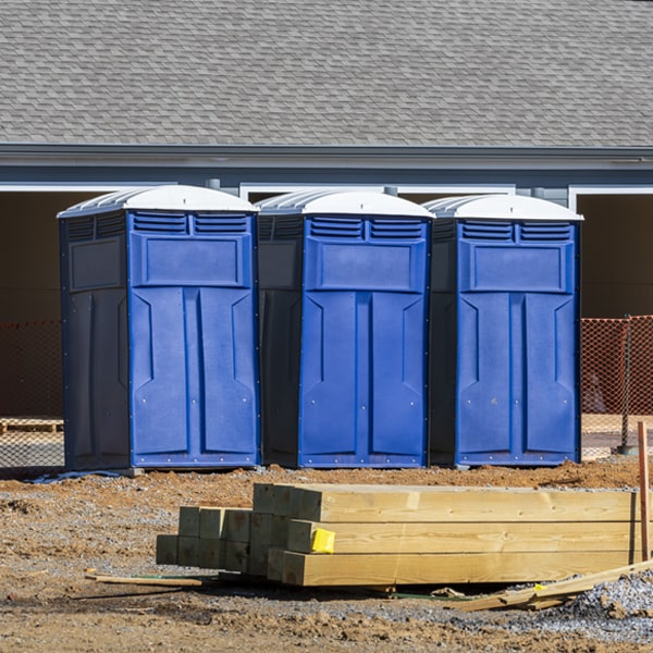 how often are the portable toilets cleaned and serviced during a rental period in East Andover New Hampshire